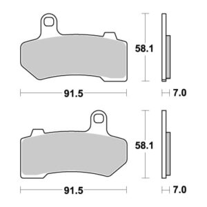 Sbs Jarrupalat Sintered Taakse