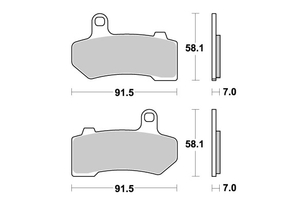 Sbs Jarrupalat Sintered Taakse