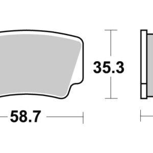 Sbs Jarrupalat Sintered Offroad