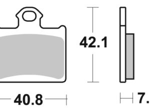 Sbs Jarrupalat Sintered Offroad