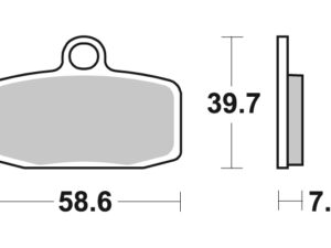 Sbs Jarrupalat Sintered Offroad