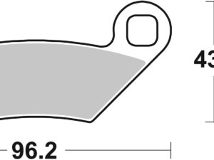Sbs Jarrupalat Sintered Offroad