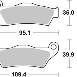 Sbs Jarrupalat Sintered Offroad