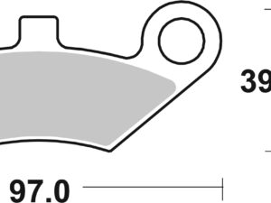 Sbs Jarrupalat Sintered Offroad