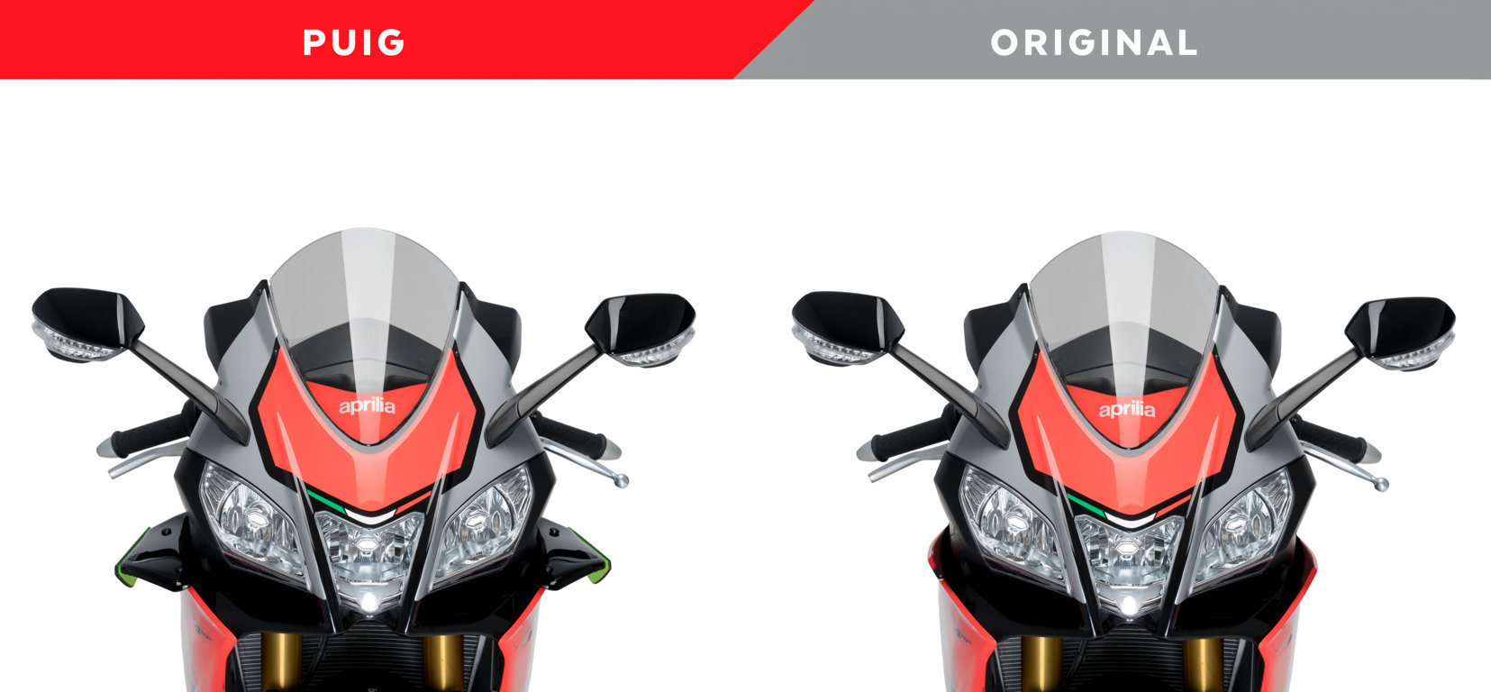Puig Kit Of Wings For Aprilia Rsv4Rf/Rr C/Black