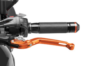 Puig Foldable Clutch Lever 16'C/Orange Selector C/Silve