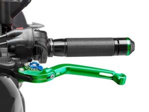 Puig Foldable Clutch Lever 16'C/Green Selector C/Blue
