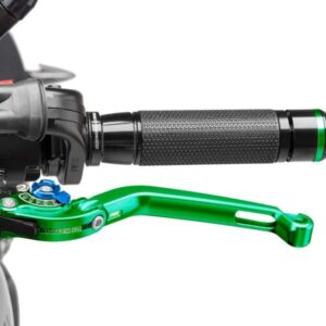 Puig Foldable Clutch Lever 16'C/Green Selector C/Blue