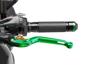 Puig Foldable Clutch Lever 16'C/Green Selector C/Gold