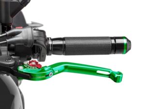 Puig Foldable Clutch Lever 16'C/Green Selector C/Red