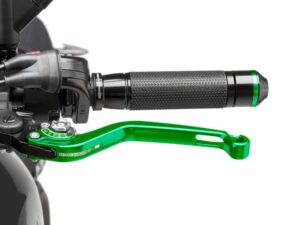 Puig Unfoldable Clutch Lever 16' C/Green Selector C/Sil