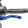 Puig Short Clutch Lever 16'C/Blue Selector C/Silver