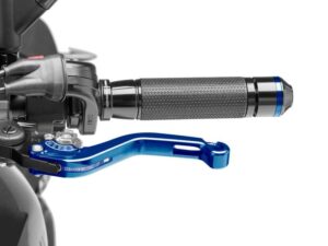 Puig Short Clutch Lever 16'C/Blue Selector C/Silver