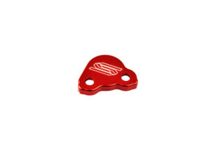 Scar Rear Brake Reservoir Cover - Honda Red color