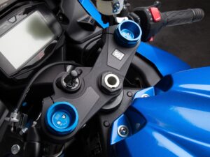 Yoshimura Suzuki Gsx-R1000 2009-20 Blue Fork Tube Extender Caps