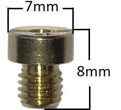 Pääsuutin, # 58 , Pyöreä, 5mm, Yhteensopiva: Dellorto