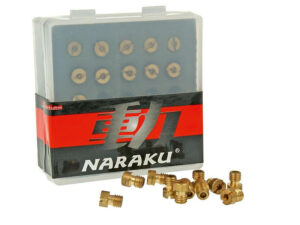 Naraku Suutinlajitelma, 5mm, #80 - #100 (11 kpl), Yhteensopiva: Dellorto