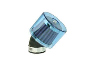 Ilmasuodatin, Air-System, Sininen, Kiinitys Ø 35mm, 45° (Ø 70mm x p. 55mm)