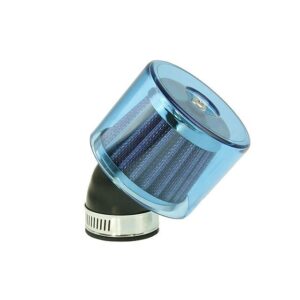 Ilmasuodatin, Air-System, Sininen, Kiinitys Ø 35mm, 45° (Ø 70mm x p. 55mm)