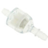 Poltoainesuodatin, Ø 7mm , Fast Flow II, Valkoinen