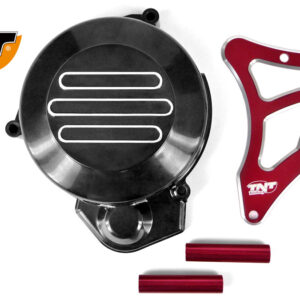 TNT Magneeton- & Ratassuoja, Musta/Punainen, Derbi Senda <-05