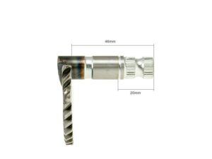 Käynnistyspolkimen aksila, 46mm/20mm, Kiina-skootterit 4-T 50cc / Peugeot 4-T /