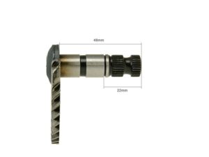 Käynnistyspolkimen aksila, 48mm/22mm, Kiina-skootterit 4-T 50cc / Peugeot 4-T /