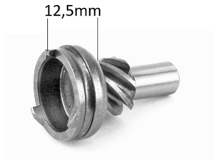 Käynnistimen ratas, Peugot-skootteri 2-T, Mikuni, 12,5mm