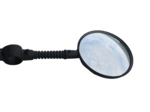 Tec-X Peili, Oikea / Vasen, Yleismalli, Musta, Laajakulma, Klemmari, Joustovarsi