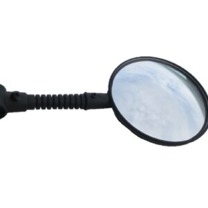 Tec-X Peili, Oikea / Vasen, Yleismalli, Musta, Laajakulma, Klemmari, Joustovarsi