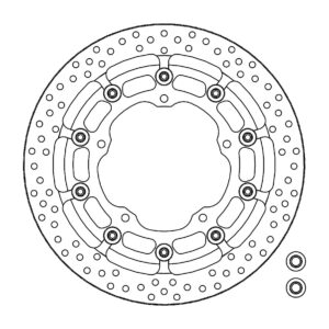 Motomaster Kit T-Floater Oversize Yamaha 320x6mm