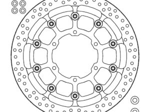 Motomaster Kit T-Floater Oversize Suzuki 320x6mm - flat spacer