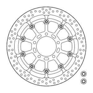 Motomaster Kit T-Floater Oversize Kawasaki 320x6mm