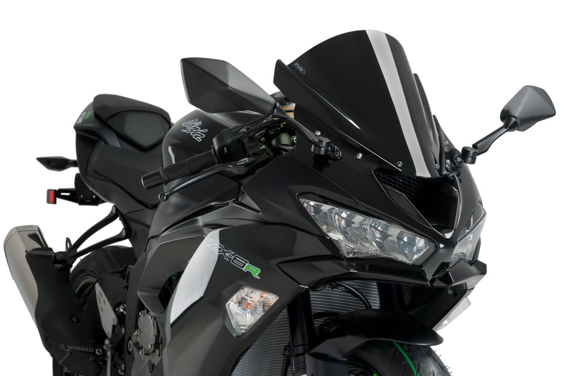 Puig Racing Screen Kawasaki Zx-6R 18' C/Black