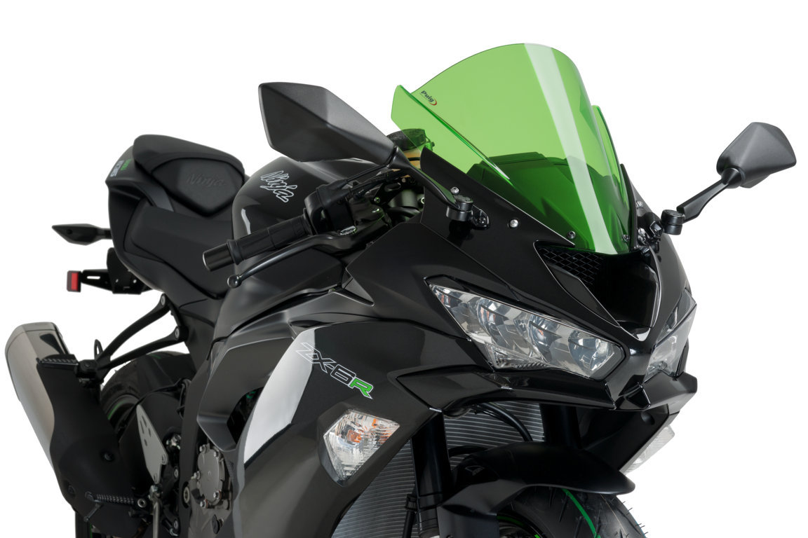 Puig Racing Screen Kawasaki Zx-6R 18' C/Green