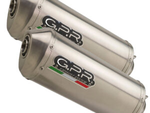 GPR Aprilia Etv Caponord 1000 Rally 2001/07 Pair EC-Approv. slip-on exhaust Sati