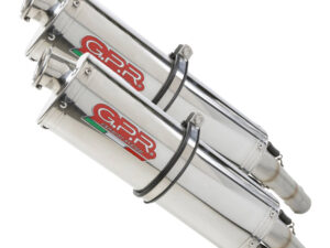 GPR Yamaha Fjr 1300 2006/16 Pair E-approv. slip-on exhaust Trioval