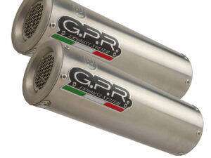 GPR Aprilia RSv 1000 R Factory 2006/10 Pair EC-Approv. slip-on exhaust M3 Titani