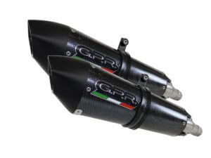 GPR Aprilia Tuono R 1000 Factory 2006/10 Pair EC-Approv. slip-on exhaust Gpe Ann