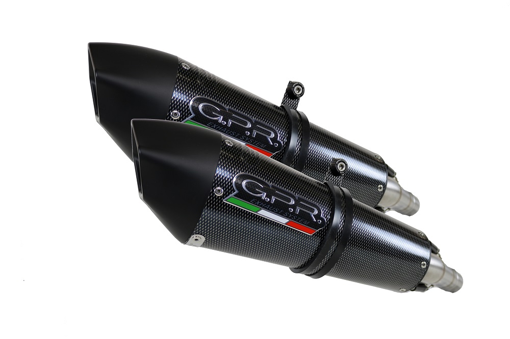 GPR Aprilia Tuono R 1000 Factory 2006/10 Pair EC-Approv. slip-on exhaust Gpe Ann