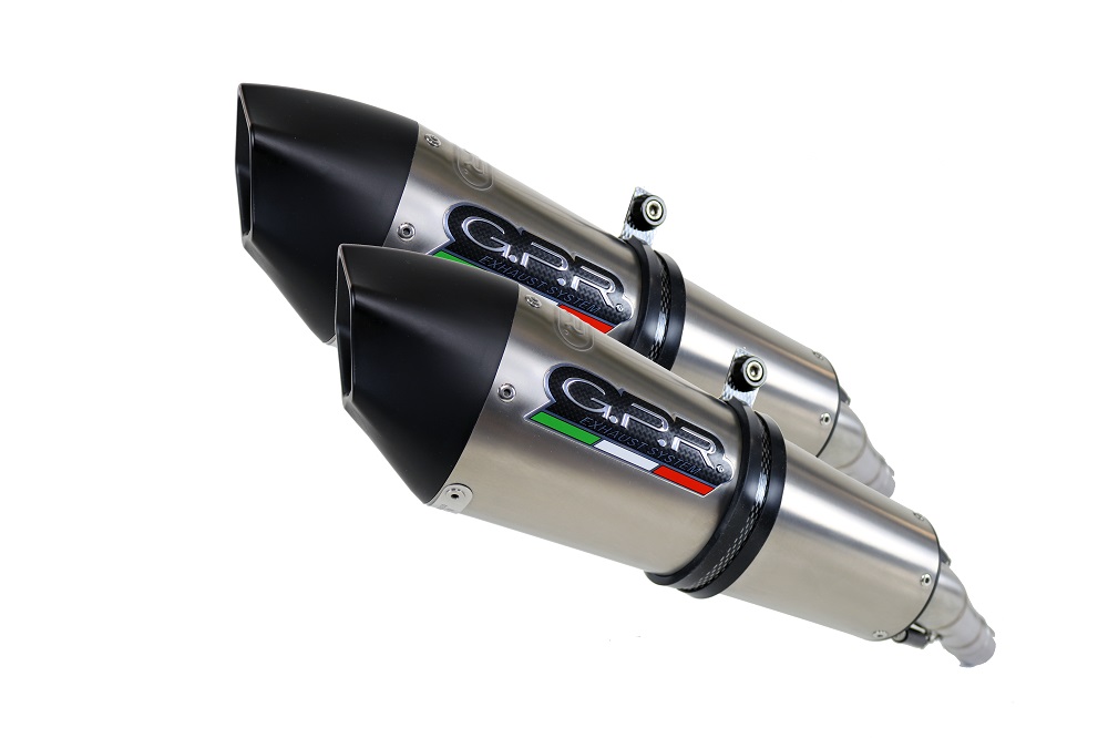 GPR Aprilia Tuono R 1000 Factory 2006/10 Pair EC-Approv. slip-on exhaust Gpe Ann
