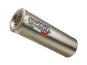 GPR Ducati Hypermotard 1100 & Evo 2007/12 Pair EC-Approv. slip-on exhaust M3 Tit