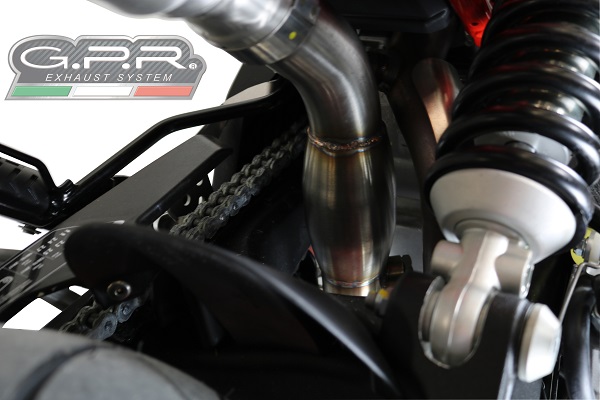 GPR Aprilia Dorsoduro 750 2008/16 Decat pipe manifold Decatalizzatore