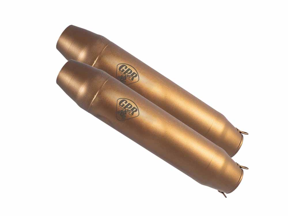 GPR Bmw R 1100 Gs - R- RT 1994/1988 Double univ. EC-Approv. silencer w/o link pi