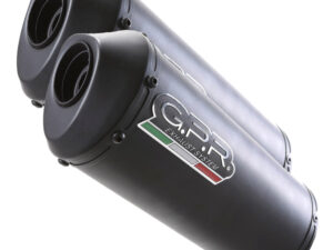 GPR Yamaha Bt Bulldog 1100 2002/07 Pair EC-Approv. slip-on exhaust catalized Ghi