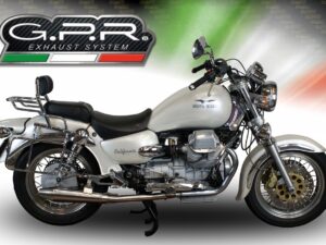 GPR Moto Guzzi California 1100 2003/05 Pair EC-Approv. slip-on exhaust catalized