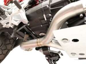 GPR Moto Guzzi V85 Tt 2019/20 e4 Decat pipe manifold Decatalizzatore