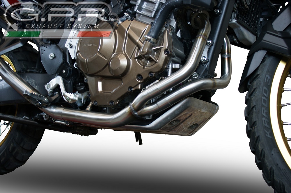 GPR Honda Crf 1000 L Africa Twin 2018/19 e4 Decat pipe manifold Decatalizzatore