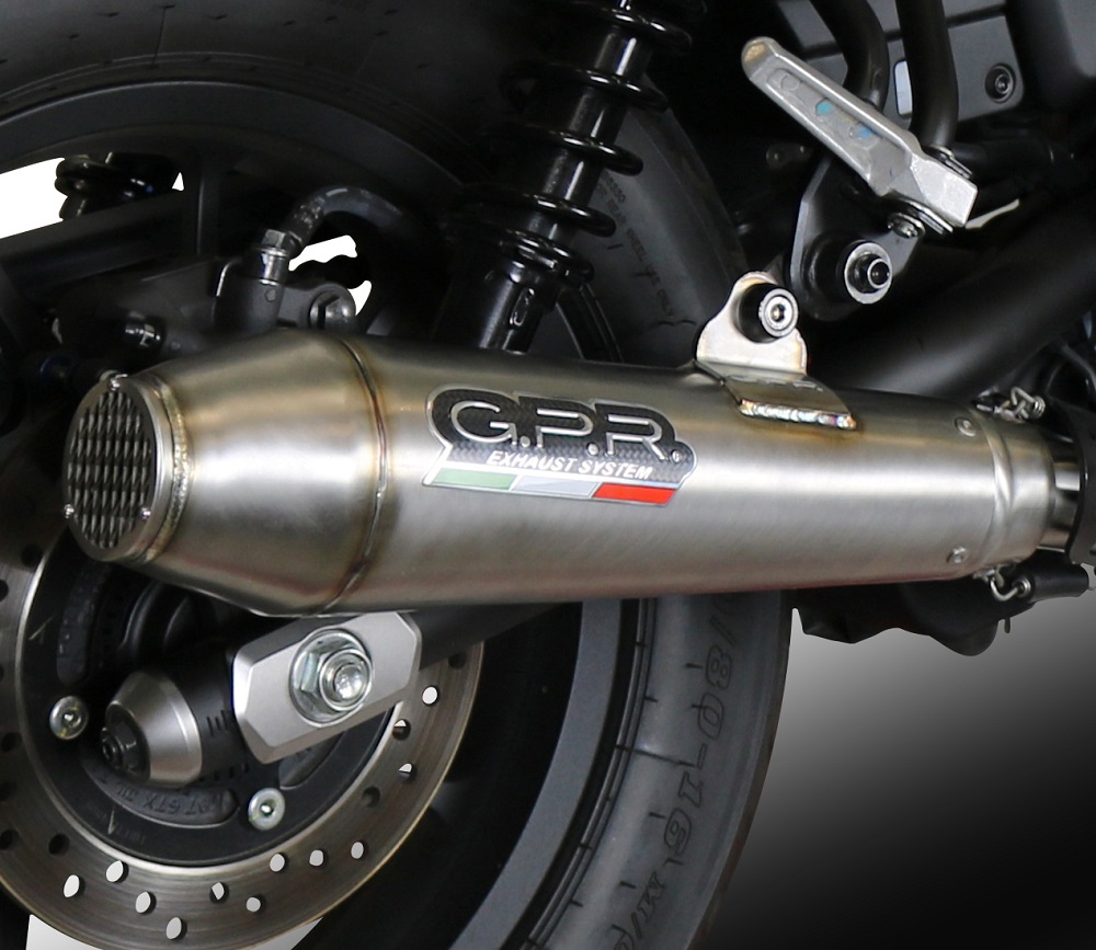GPR Honda Cmx 500 Rebel 2018/20 e4 EC-Approv. slip-on exhaust Ultracone