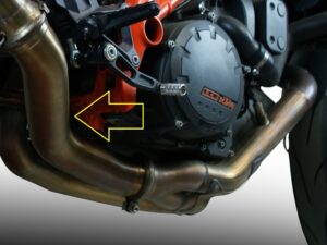 GPR Ktm Superduke 1290 R 2017/19 e4 Decat pipe manifold Decatalizzatore